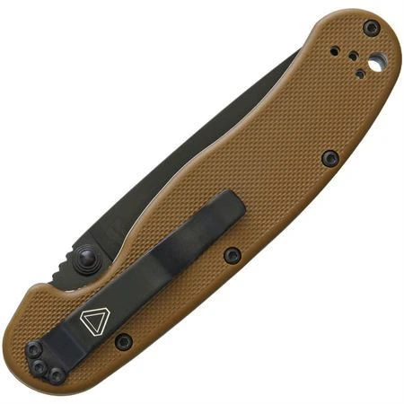 Ontario 8830CB RAT II Linerlock Folding Knife With Coyote Brown G10 Handle 2 Ontario 8830CB RAT II Linerlock Folding Knife With Coyote Brown G10 Handle - Image 2