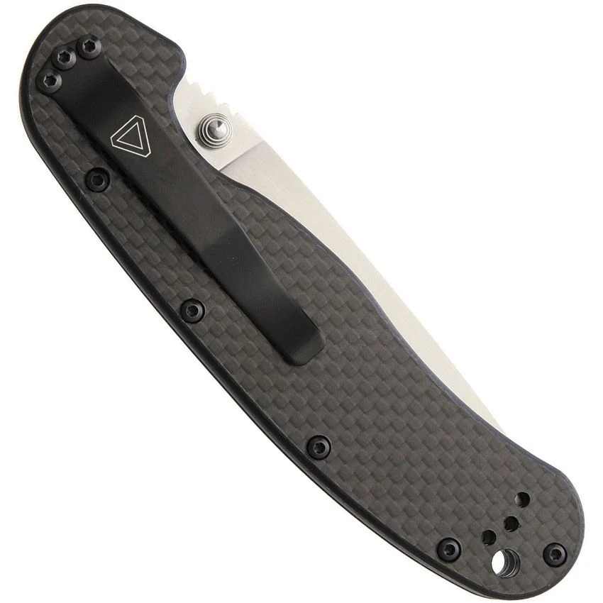 Ontario 8886CF RAT 1 Satin Drop Point Linerlock Folding Pocket Knife 2 Ontario 8886CF RAT 1 Satin Drop Point Linerlock Folding Pocket Knife - Image 2