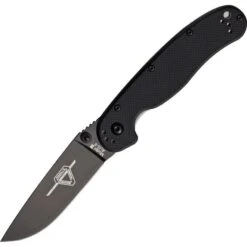 Ontario 8861 RAT II Folder Black Linerlock Pocket Knife