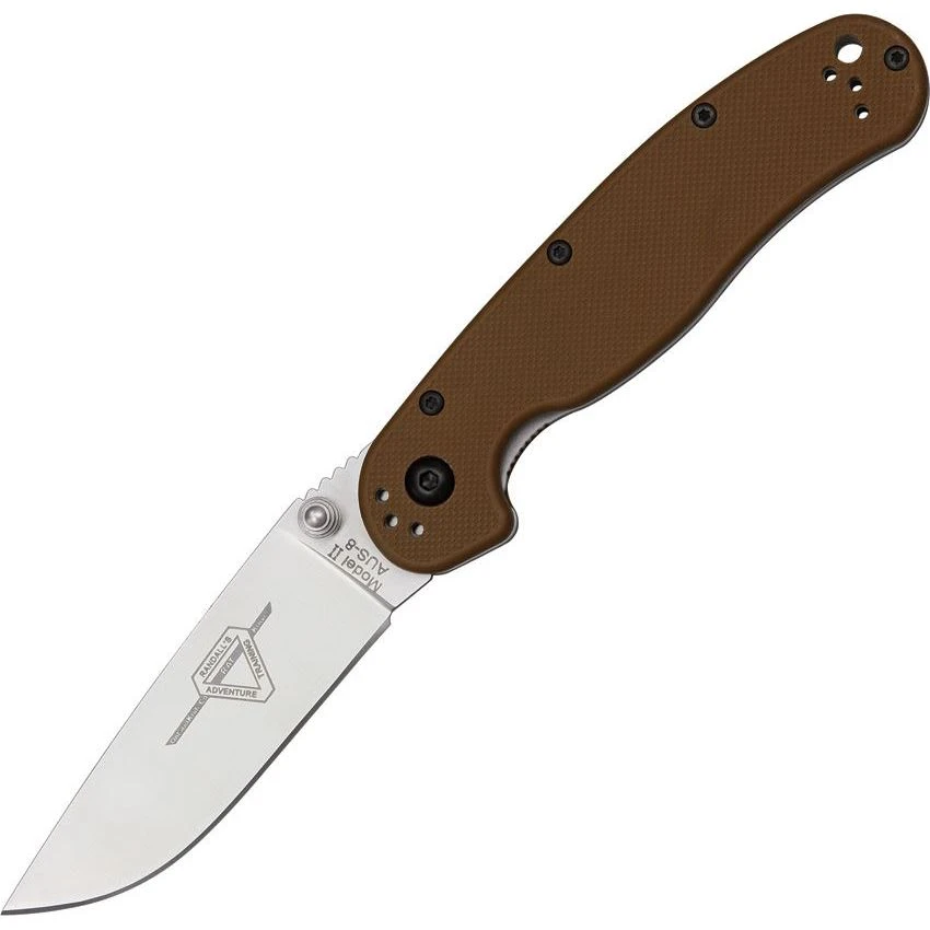 Ontario 8860CB Rat II Folder Coyote Brown Linerlock Pocket Knife 1 Ontario 8860CB Rat II Folder Coyote Brown Linerlock Pocket Knife