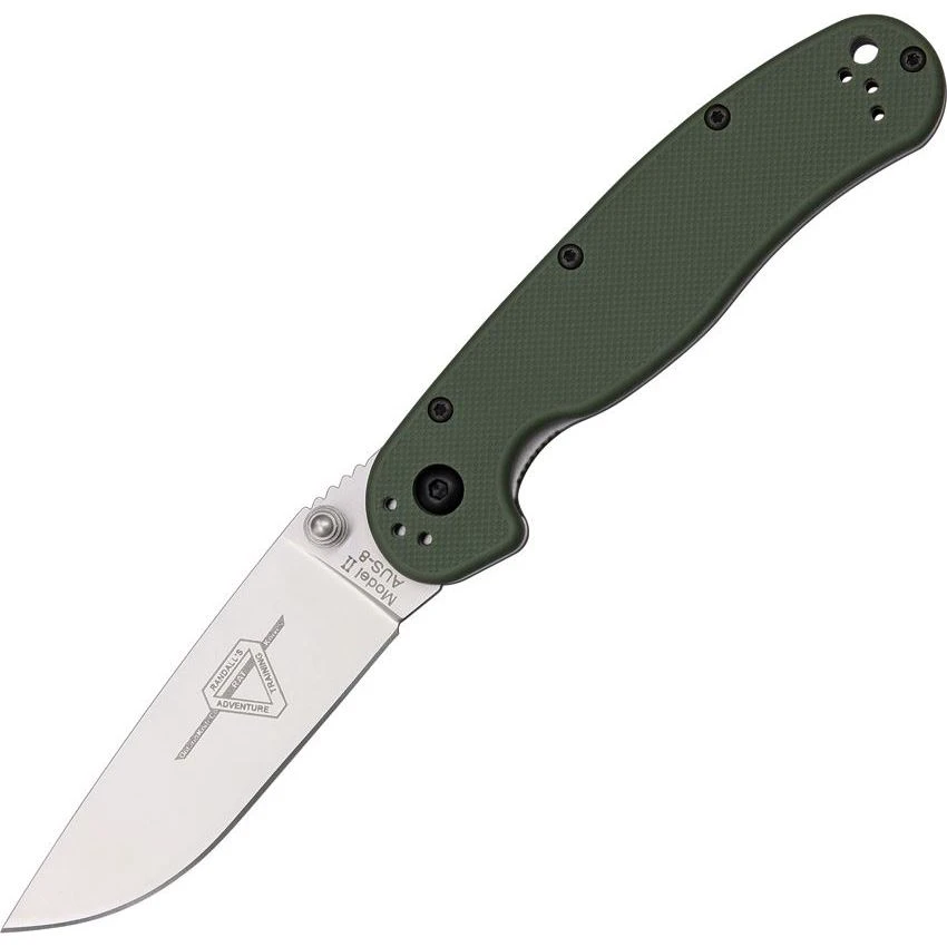 Ontario 8860OD Rat II Folder OD Green Linerlock Pocket Knife 1 Ontario 8860OD Rat II Folder OD Green Linerlock Pocket Knife