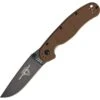 Ontario 8861CB Rat II Folder Coyote Brown Linerlock Pocket Knife