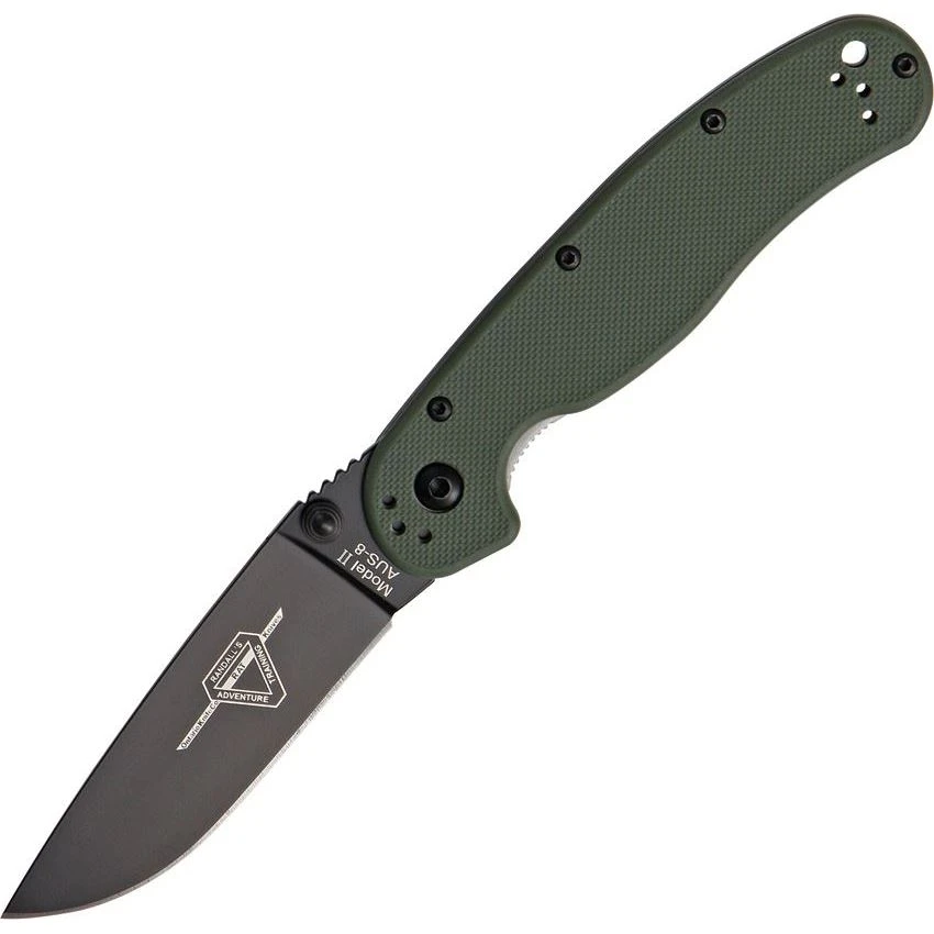 Ontario 8861OD Rat II Folder OD Green Linerlock Pocket Knife 1 Ontario 8861OD Rat II Folder OD Green Linerlock Pocket Knife