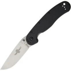 Ontario 8867 Rat 1 Linerlock Fixed Blade Knife Black