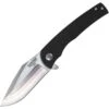 Ontario 8877 Carter Trinity Framelock AUS-8 Blade Knife With Black G10 Front And Stainless Back Handle