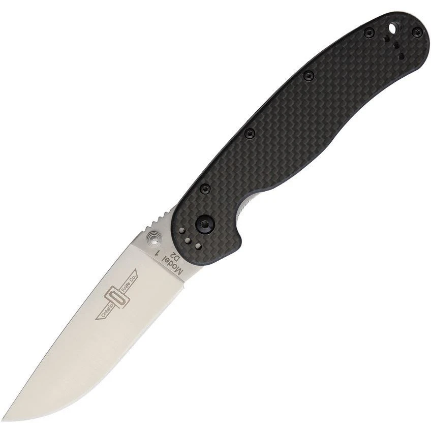 Ontario 8867CF RAT I Carbon Fiber D2 Steel 1 Ontario 8867CF RAT I Carbon Fiber D2 Steel