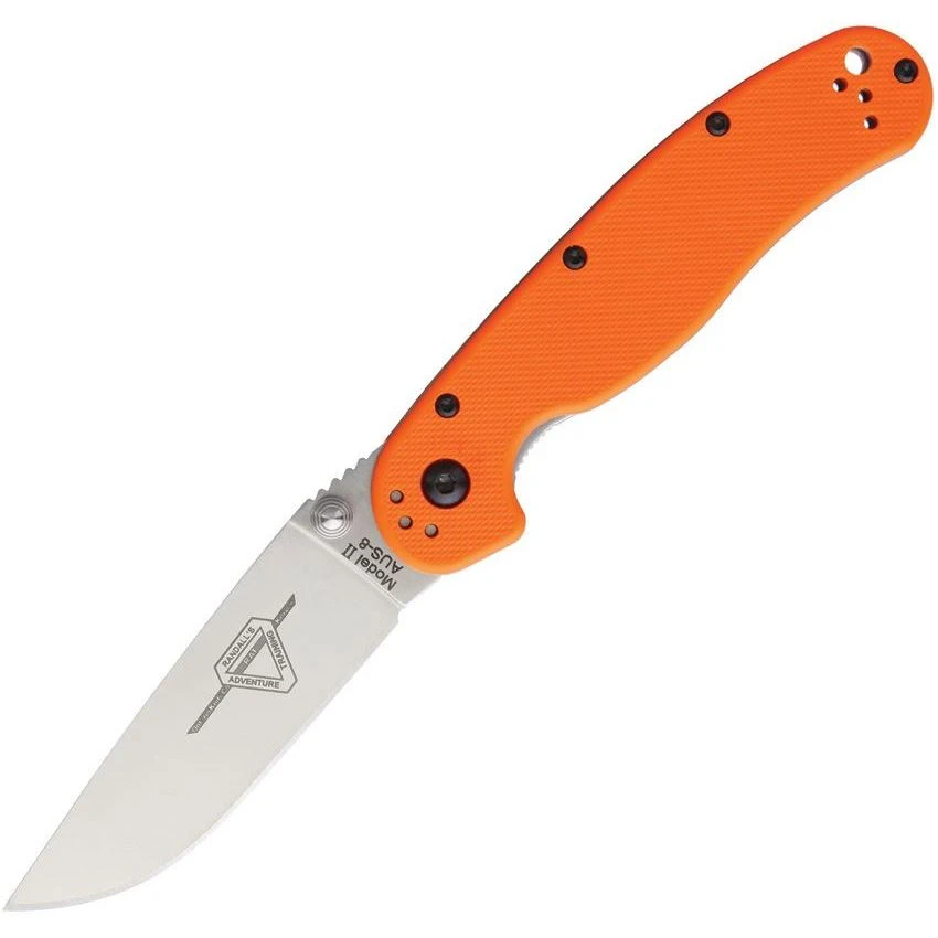 Ontario Knife Company 8860OR RAT II Linerlock Knife Orange 1 Ontario Knife Company 8860OR RAT II Linerlock Knife Orange