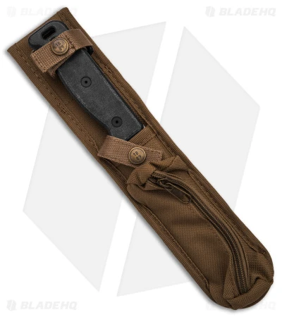 Ontario Black Bird Fixed Blade Knife Black Micarta W/ Sheath (5" Satin S35VN) 3 Ontario Black Bird Fixed Blade Knife Black Micarta W/ Sheath (5" Satin S35VN) - Image 3