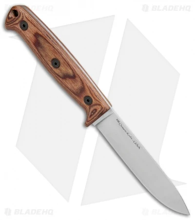 Ontario Bushcraft Field Fixed Blade Knife Walnut W/ Nylon Sheath (5" Satin) 8696 2 Ontario Bushcraft Field Fixed Blade Knife Walnut W/ Nylon Sheath (5" Satin) 8696 - Image 2