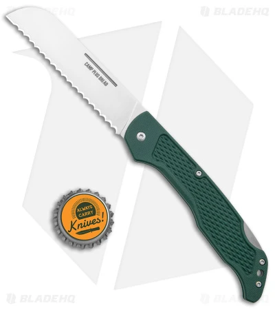 Ontario Camp Plus Bread Folder Knife Green GFN (4.25" Satin) 4310 4 Ontario Camp Plus Bread Folder Knife Green GFN (4.25" Satin) 4310 - Image 4