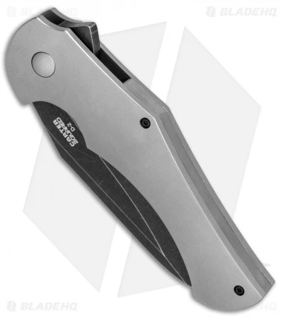 Ontario Carter 2quared Frame Lock Flipper Titanium (3.5" Black SW) 8876 OKC 2 Ontario Carter 2quared Frame Lock Flipper Titanium (3.5" Black SW) 8876 OKC - Image 2