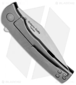 Ontario Carter Trinity Frame Lock Knife Black G-10 (3" Satin) 8877 OKC 6 Ontario Carter Trinity Frame Lock Knife Black G-10 (3" Satin) 8877 OKC -Blade HQ Ontario Carter Trinity FL Black G 10 Satin 8877 BHQ 81300 jr side