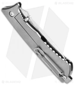 Ontario Cerberus Folder Frame Lock Knife Titanium (3.75" Satin) 1776 6 Ontario Cerberus Folder Frame Lock Knife Titanium (3.75" Satin) 1776 -Blade HQ Ontario Cerberus Ti 1776 BHQ 52180 jr side 2