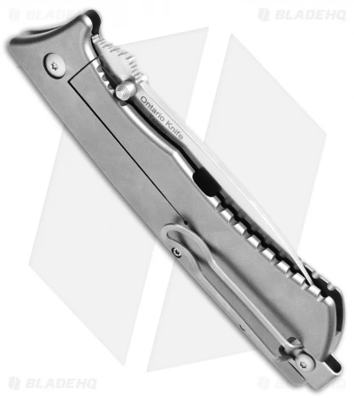 Ontario Cerberus Folder Frame Lock Knife Titanium (3.75" Satin) 1776 3 Ontario Cerberus Folder Frame Lock Knife Titanium (3.75" Satin) 1776 - Image 3