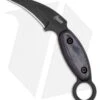 Ontario Curve Karambit Fixed Blade Knife Lam. Hardwood (3.8" Black) 8701 OKC