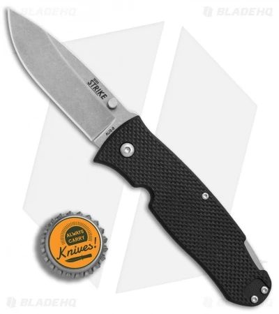 Ontario Dozier Strike Lock Back Knife Black G-10 (3.125" Satin) 9102 4 Ontario Dozier Strike Lock Back Knife Black G-10 (3.125" Satin) 9102 - Image 4