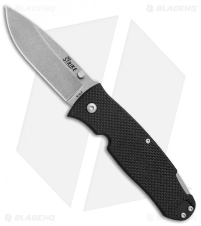 Ontario Dozier Strike Lock Back Knife Black G-10 (3.125" Satin) 9102 1 Ontario Dozier Strike Lock Back Knife Black G-10 (3.125" Satin) 9102