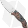 Ontario Hiking Knife Fixed Blade Micarta W/ Leather Sheath (3.75" Satin)