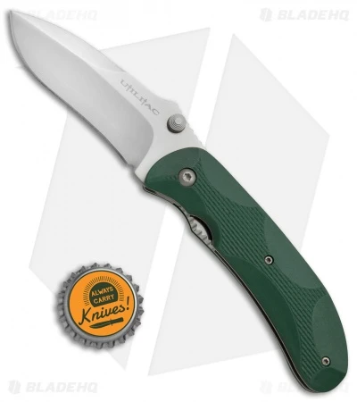 Ontario Joe Pardue Utilitac Liner Lock Knife Green Zytel (3.1" Satin) 8786 4 Ontario Joe Pardue Utilitac Liner Lock Knife Green Zytel (3.1" Satin) 8786 - Image 4
