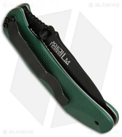 Ontario Joe Pardue Utilitac Liner Lock Knife Green Zytel (3.1" Black Serr) 3 Ontario Joe Pardue Utilitac Liner Lock Knife Green Zytel (3.1" Black Serr) - Image 3