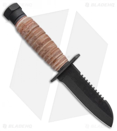Ontario Journeyman Fixed Blade Knife (4" Black) 6155 2 Ontario Journeyman Fixed Blade Knife (4" Black) 6155 - Image 2