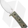 Ontario Keene Valley Hunter Fixed Blade Knife Green Micarta (4.4" Satin)