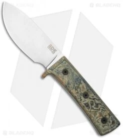 Ontario Keene Valley Hunter Fixed Blade Knife Green Micarta (4.4" Satin)
