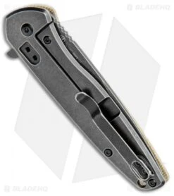 Ontario Knife Company Shikra Frame Lock Knife Tan Micarta (3.25" BSW) 9 Ontario Knife Company Shikra Frame Lock Knife Tan Micarta (3.25" BSW) -Blade HQ Ontario Knife Company Shikra FL Tan Micarta BSW 8599 BHQ 107887 jr side