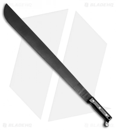 Ontario 22" Military Machete Fixed Blade Knife (Black) 8294 1 Ontario 22" Military Machete Fixed Blade Knife (Black) 8294