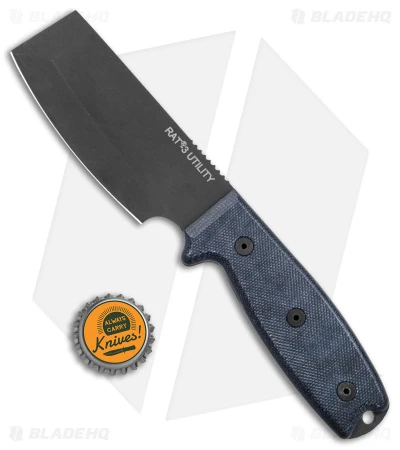 Ontario OKC RAT-3 Utility Fixed Blade Knife Black Micarta (3.5" Black) 4 Ontario OKC RAT-3 Utility Fixed Blade Knife Black Micarta (3.5" Black) - Image 4