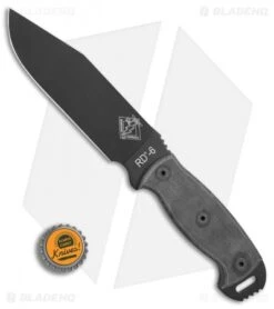 Ontario OKC Ranger RD-6 Fixed Blade Knife Black Micarta (6.6" Black) 8675 7 Ontario OKC Ranger RD-6 Fixed Blade Knife Black Micarta (6.6" Black) 8675 -Blade HQ Ontario OKC Ranger RD 6 Black Micarta black BHQ 75452 er bottlecap