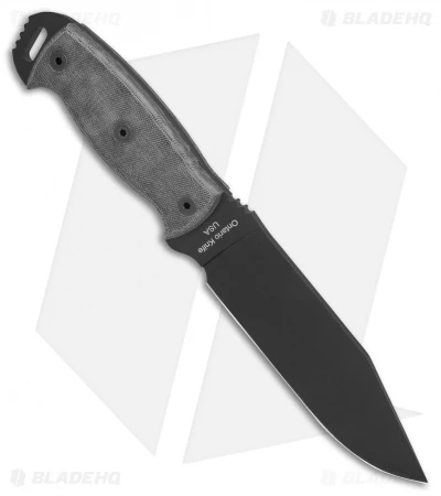 Ontario OKC Ranger RD-6 Fixed Blade Knife Black Micarta (6.6" Black) 8675 2 Ontario OKC Ranger RD-6 Fixed Blade Knife Black Micarta (6.6" Black) 8675 - Image 2