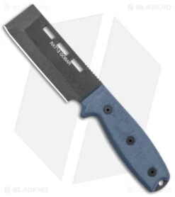 Ontario OKC RAT-3 Gobar Fixed Blade Knife Black Micarta (3.5" Black) 8660