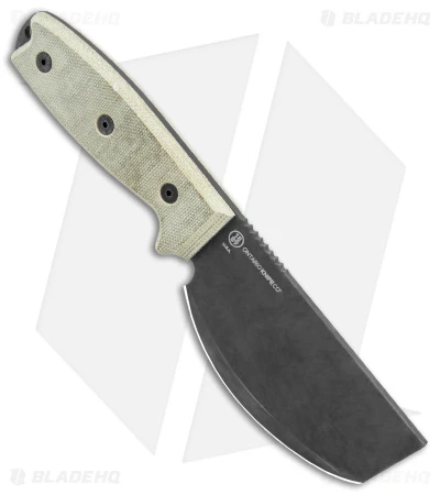 Ontario OKC RAT-3 Skinner Fixed Blade Knife Tan Micarta (3.75" Black) 8661 2 Ontario OKC RAT-3 Skinner Fixed Blade Knife Tan Micarta (3.75" Black) 8661 - Image 2