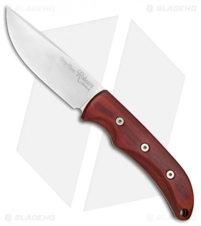Ontario Robeson Heirloom Drop Point Fixed Blade Knife Wood (4.2" Satin) 8700 OKC 1 Ontario Robeson Heirloom Drop Point Fixed Blade Knife Wood (4.2" Satin) 8700 OKC