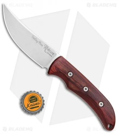 Ontario OKC Robeson Heirloom Trailing Point Fixed Blade Knife (4.2" Satin) 8699 4 Ontario OKC Robeson Heirloom Trailing Point Fixed Blade Knife (4.2" Satin) 8699 - Image 4