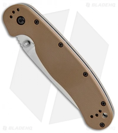 Ontario RAT Model 1 Liner Lock Knife Coyote Brown (3.6" D2 Satin) 8867CB 2 Ontario RAT Model 1 Liner Lock Knife Coyote Brown (3.6" D2 Satin) 8867CB - Image 2