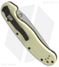 Ontario RAT Model 1 Liner Lock Knife Desert Tan (3.6" D2 Satin) 8867TN -Blade HQ Ontario RAT 1 Desert Tan ON8867TN BHQ 50522 jr side