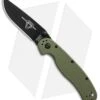 Ontario RAT Model 2 Liner Lock Knife OD Green Nylon (3" Black AUS-8) 8861OD