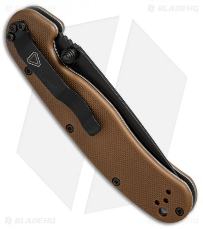 Ontario RAT Model 2 Liner Lock Knife Coyote Brown Nylon (3" Black) 8861CB 2 Ontario RAT Model 2 Liner Lock Knife Coyote Brown Nylon (3" Black) 8861CB - Image 2