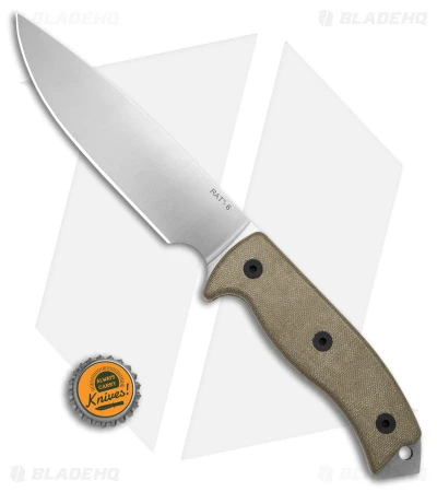 Ontario RAT-6 Fixed Blade Knife Tan Micarta (5.5" Satin) 8659 4 Ontario RAT-6 Fixed Blade Knife Tan Micarta (5.5" Satin) 8659 - Image 4