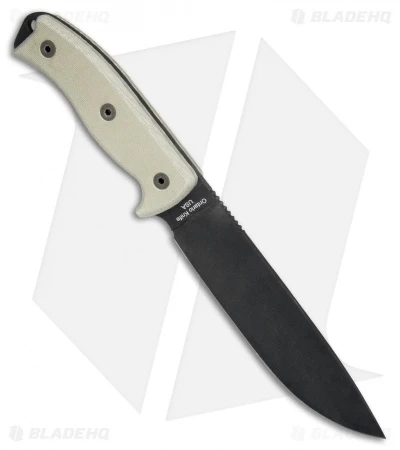 Ontario RAT-7 Fixed Blade Knife Micarta W/ Nylon Sheath (7" Black) 8668 2 Ontario RAT-7 Fixed Blade Knife Micarta W/ Nylon Sheath (7" Black) 8668 - Image 2