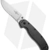 Ontario RAT Model 1 Liner Lock Knife G-10/Carbon Fiber (3.6" D2 SW Serr) 8883CF