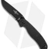 Ontario RAT Model 1 Liner Lock Knife G-10/Carbon Fiber (3.7" D2 Black Serr)