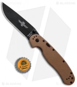 Ontario RAT Model 1A Spring Assisted Knife Tan G-10 (3.625" Black) 8871TN 7 Ontario RAT Model 1A Spring Assisted Knife Tan G-10 (3.625" Black) 8871TN -Blade HQ Ontario RAT Model 1A SA Tan G 10 Black ON8871TN BHQ 91041 jr bottlecap