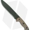 Ontario RTAK-II Knife Fixed Blade Knife Micarta (10.5" Green Serr) OKC 8670