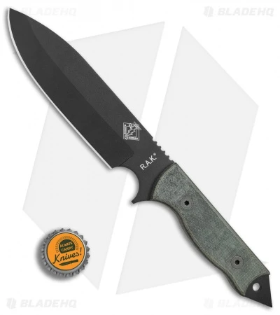Ontario OKC Ranger Assault Knife RAK Black Micarta (6.6" Black) 8674 4 Ontario OKC Ranger Assault Knife RAK Black Micarta (6.6" Black) 8674 - Image 4
