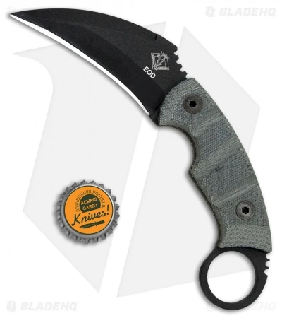 Ontario Ranger Karambit EOD Knife Micarta W/ Nylon Sheath (3.5" Black) 8672 4 Ontario Ranger Karambit EOD Knife Micarta W/ Nylon Sheath (3.5" Black) 8672 - Image 4