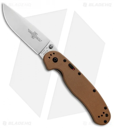 Ontario RAT Model 1A Spring Assisted Knife Coyote Brown G-10 (3.625" Satin) 1 Ontario RAT Model 1A Spring Assisted Knife Coyote Brown G-10 (3.625" Satin)