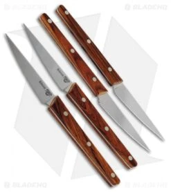 Ontario Robeson Viking Steak Knife 4-Piece Set (Cocobolo) 6416